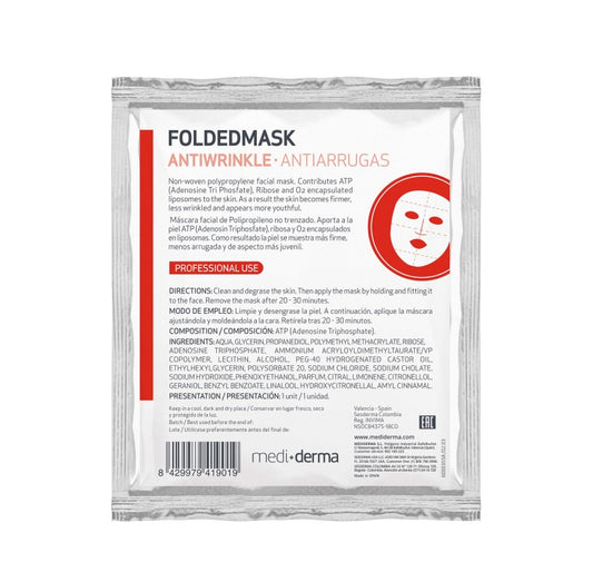 FOLDEDMASK ANTI RIDES 1 pièce